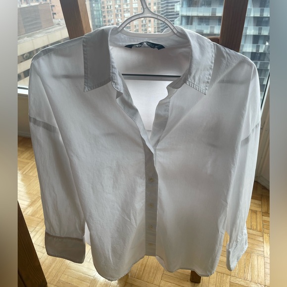 Zara Oversized Button Down Shirt - Picture 1 of 3